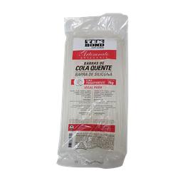 BARRAS DE SILICONA TEK BOND FINA TRANSPARENTE (KG)