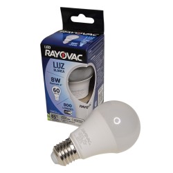 LAMPARA LED RAYOVAC E27  8W...